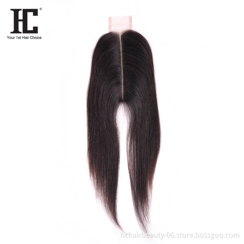 Wholesale Hot Selling 2x6 Lace Closure Brazilian Human Hair Straight Wave 2*6 Swiss Lace closure